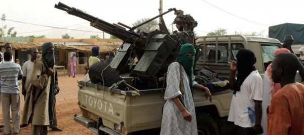 TOMBOUCTOU (MALI)- Les islamistes armés font régner un ordre implacable dans les rues. Ici, sur le petit marché de la ville.