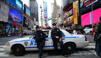 La police de New York.